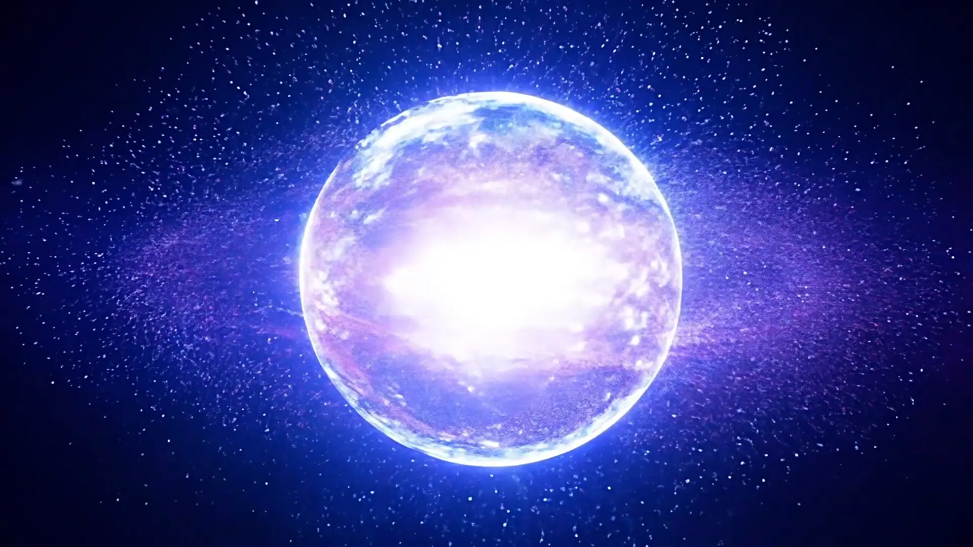 Galactic Orb Explosion Overlay for Logo Animation